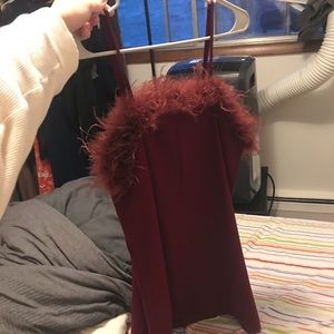 COPY - Feather lined dress